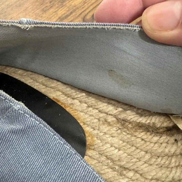 Zara Espadrille Flats Denim - Picture 9 of 9